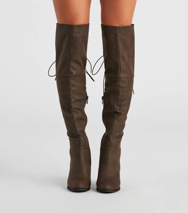 Rule The Scene Knee-High Boots - Image 8