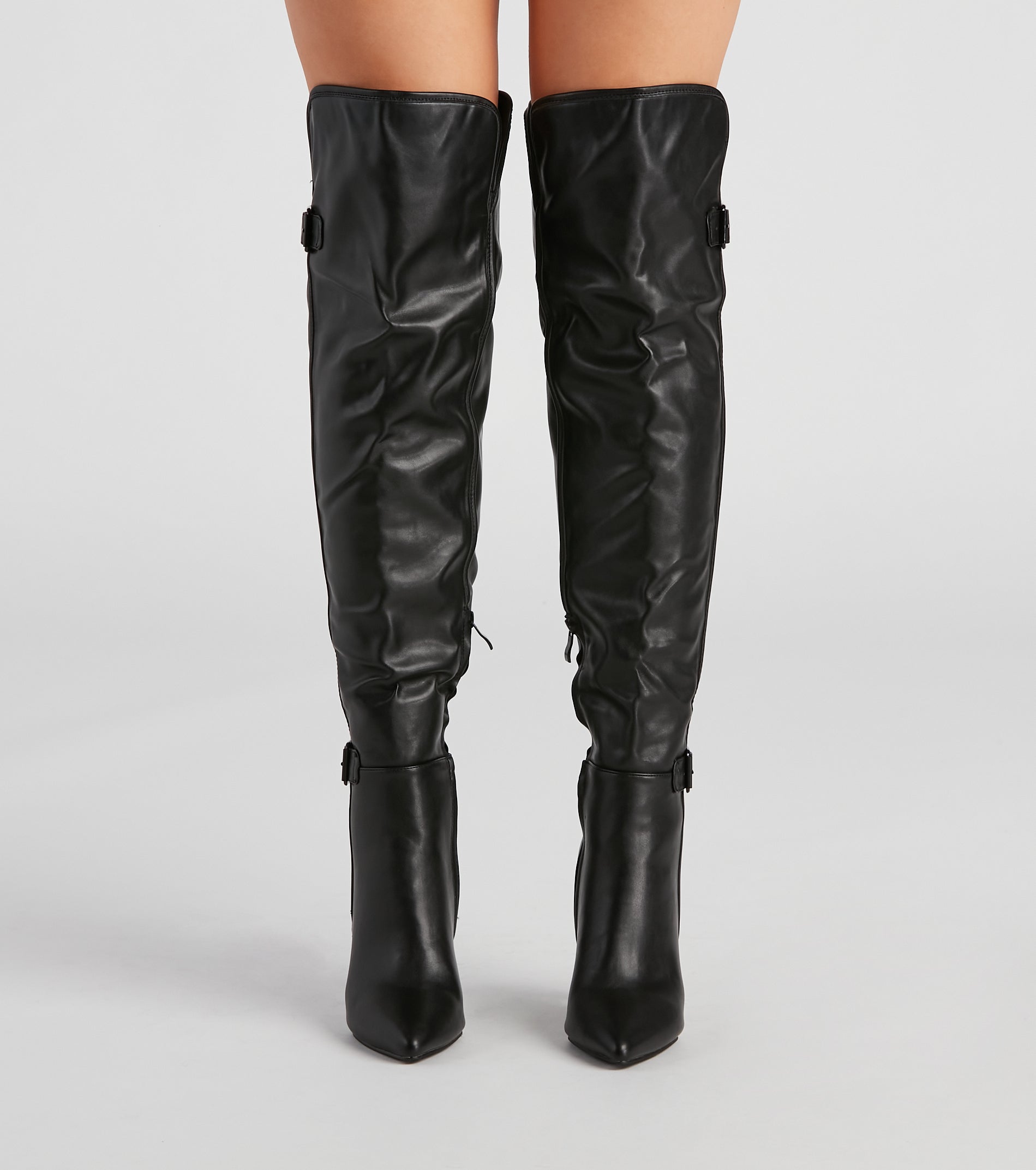Sleek Moves Over-The-Knee Stiletto Boots - Image 2
