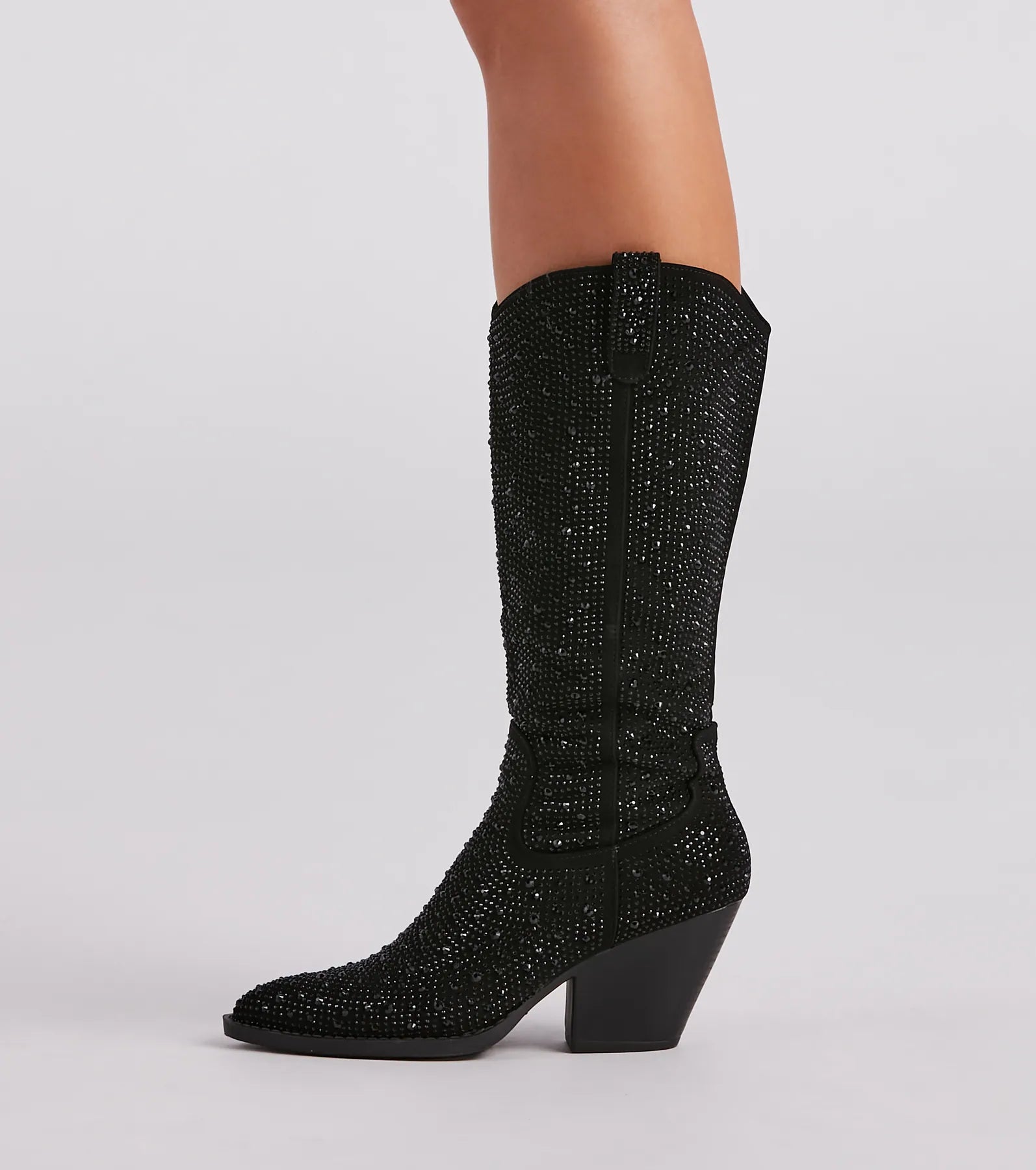Country Diva Rhinestone Cowboy Boots - Image 7