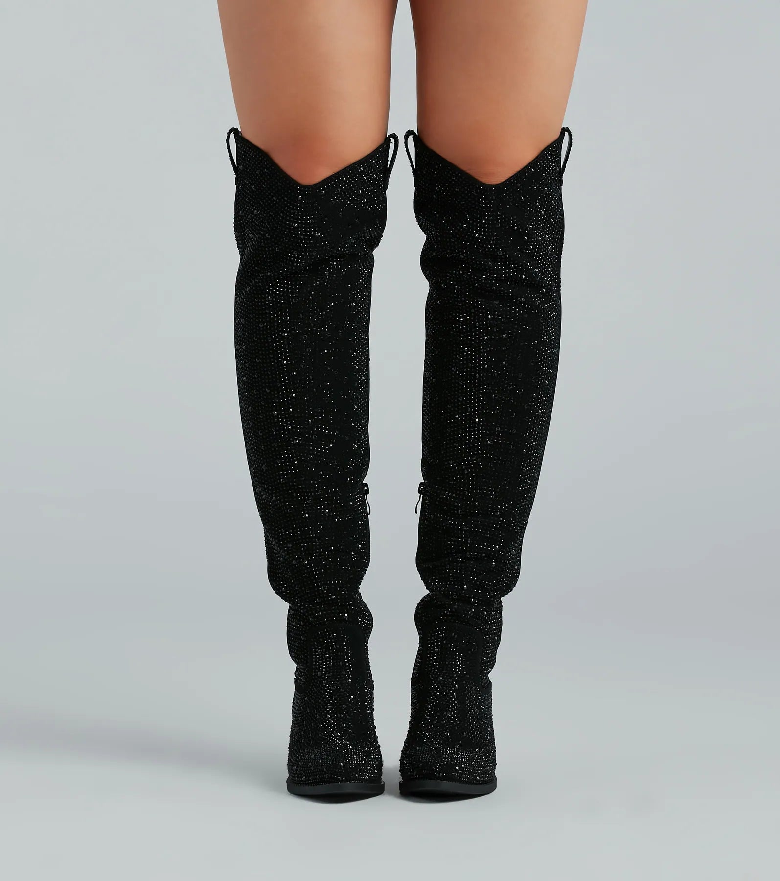 Kick Up The Glam Rhinestone Cowboy Boots - Image 2