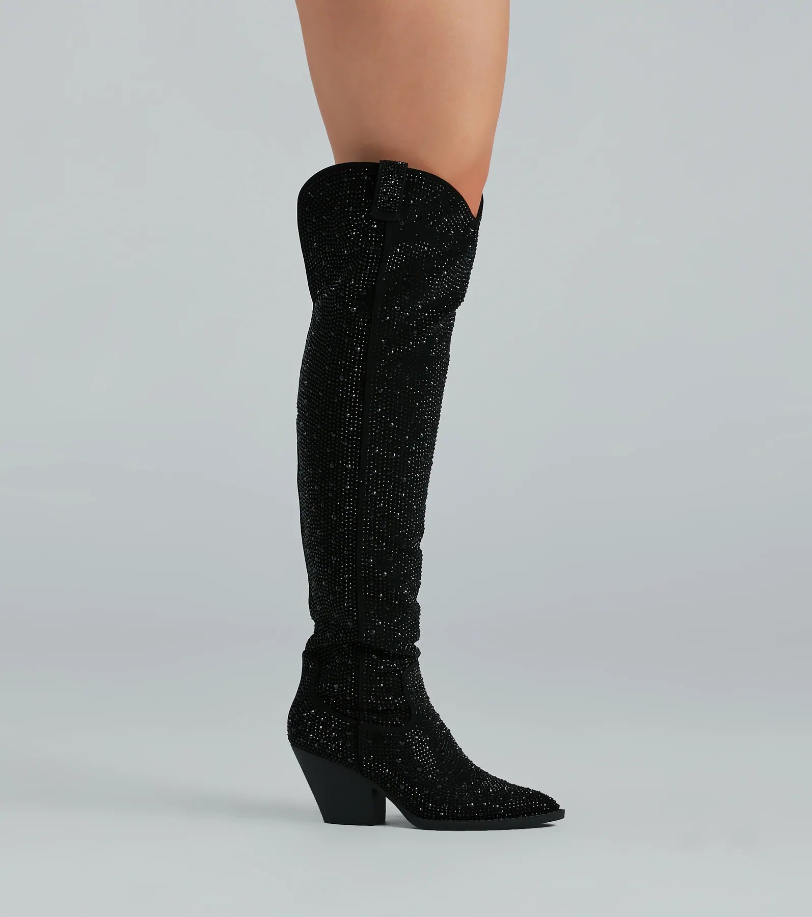 Kick Up The Glam Rhinestone Cowboy Boots - Image 3