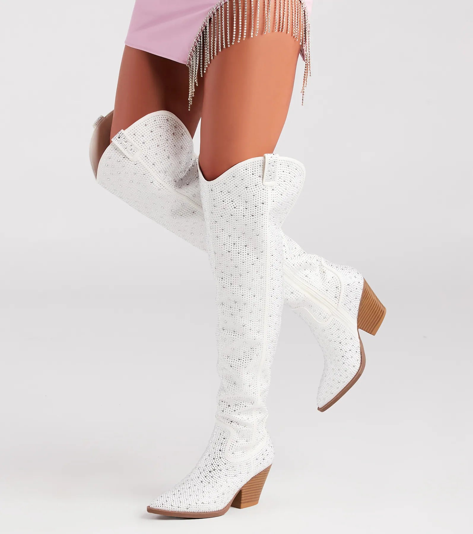 Kick Up The Glam Rhinestone Cowboy Boots - Image 5
