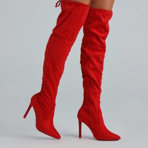 Heat Up The Night Over-The-Knee Stiletto Boots