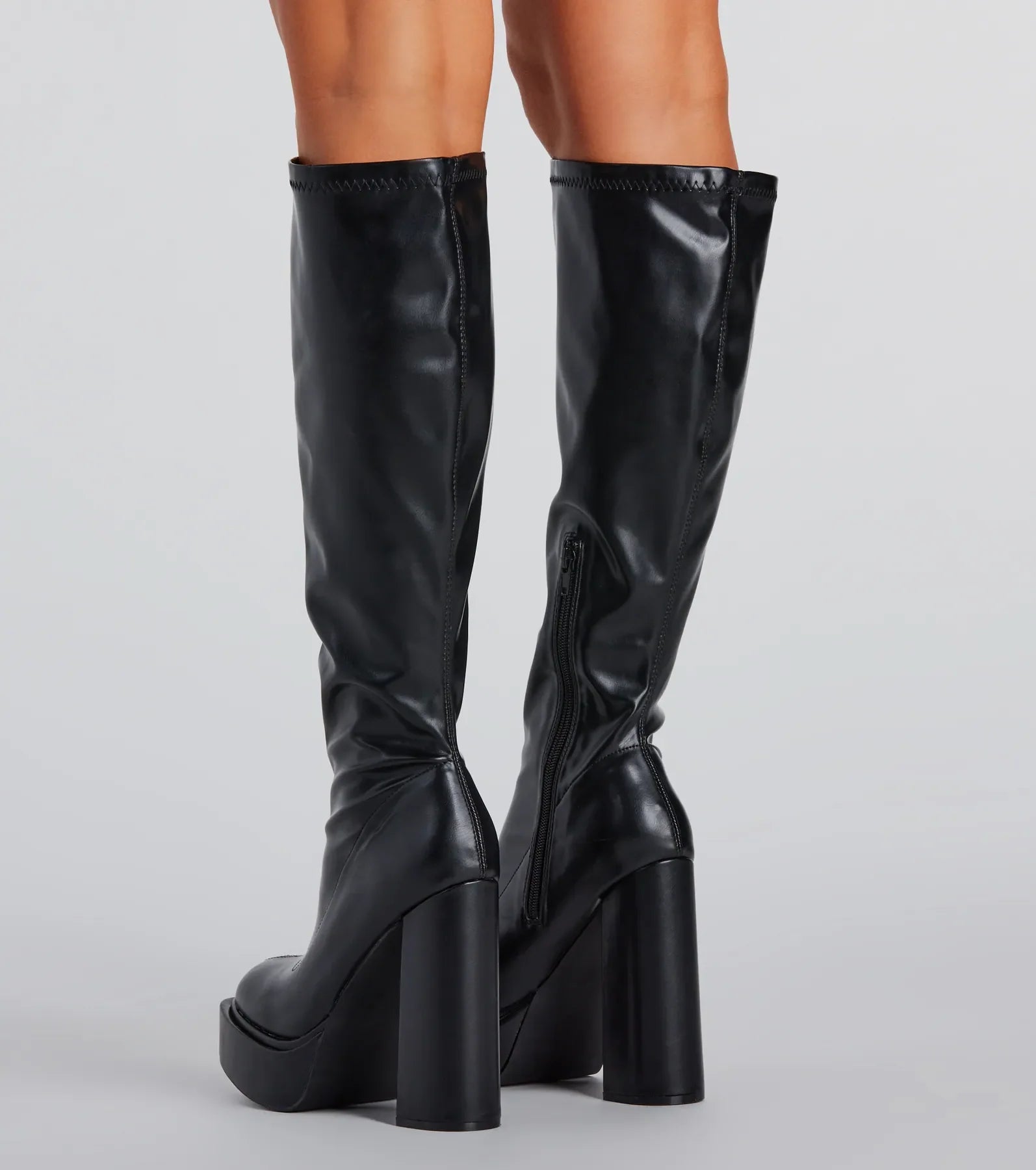 Here To Slay Under-The-Knee Platform Boots - Image 4