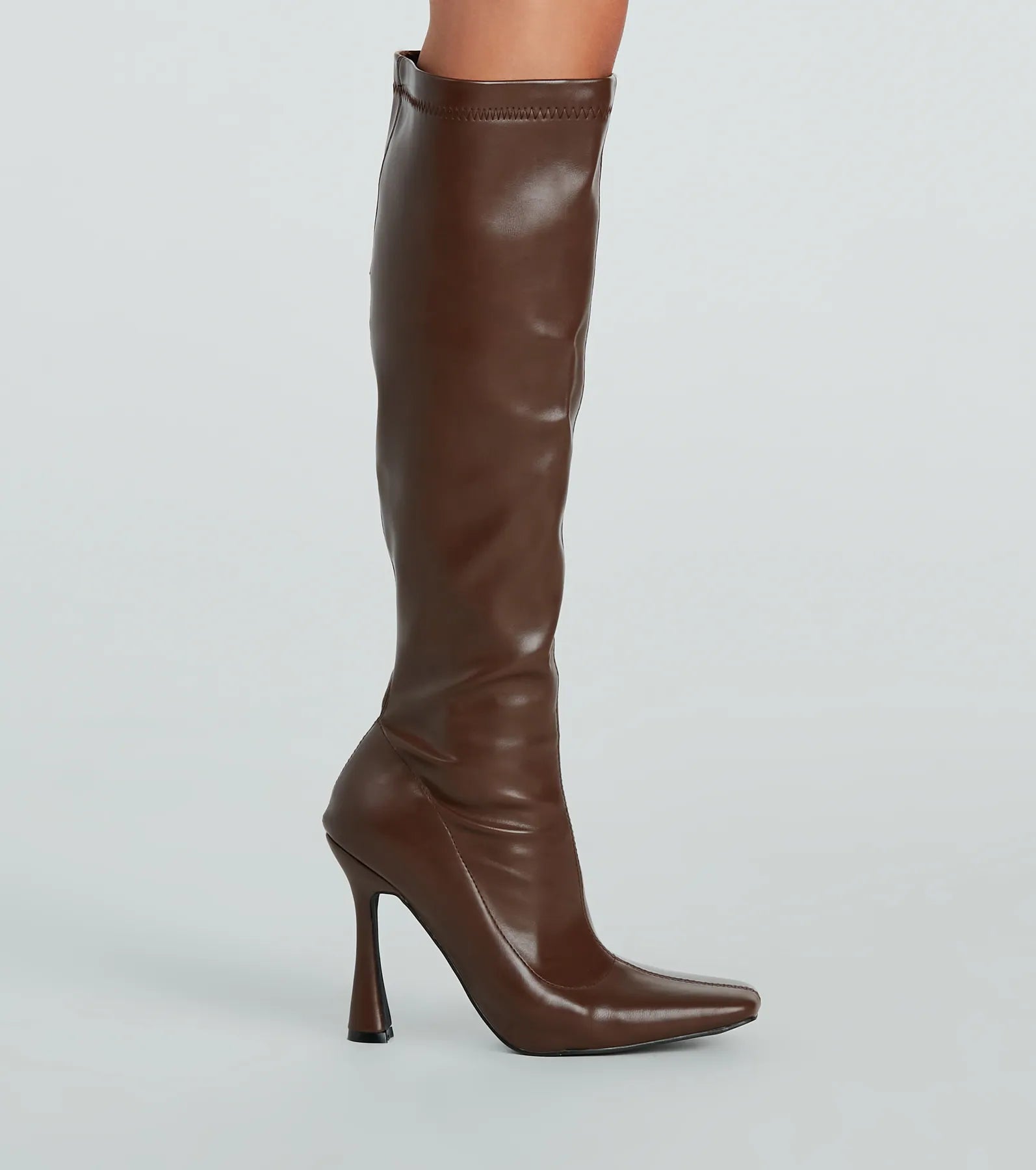 Perfect Day Faux Leather Under-The-Knee Boots - Image 6