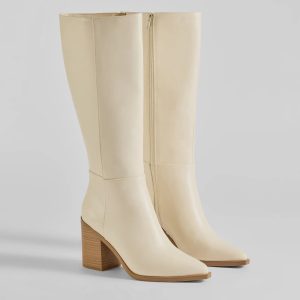 High Fashion Under-The-Knee Faux Leather Boots