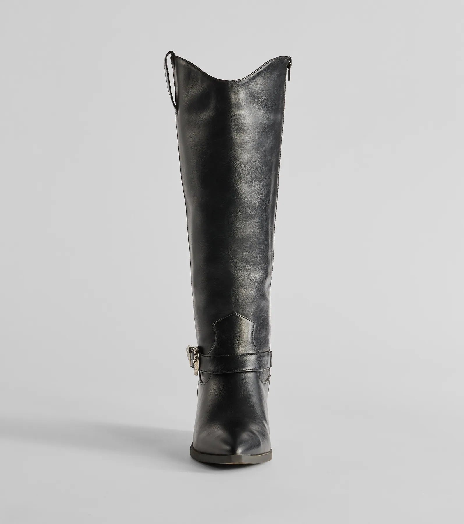 Desert Sun Western Buckle Under-The-Knee Boots - Image 7