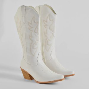 Country At Heart Under-The-Knee Cowboy Boots