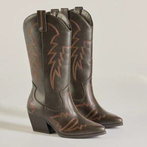 Country Girl Era Block Heel Western Boots