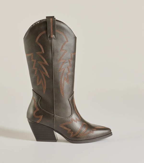 Country Girl Era Block Heel Western Boots - Image 2