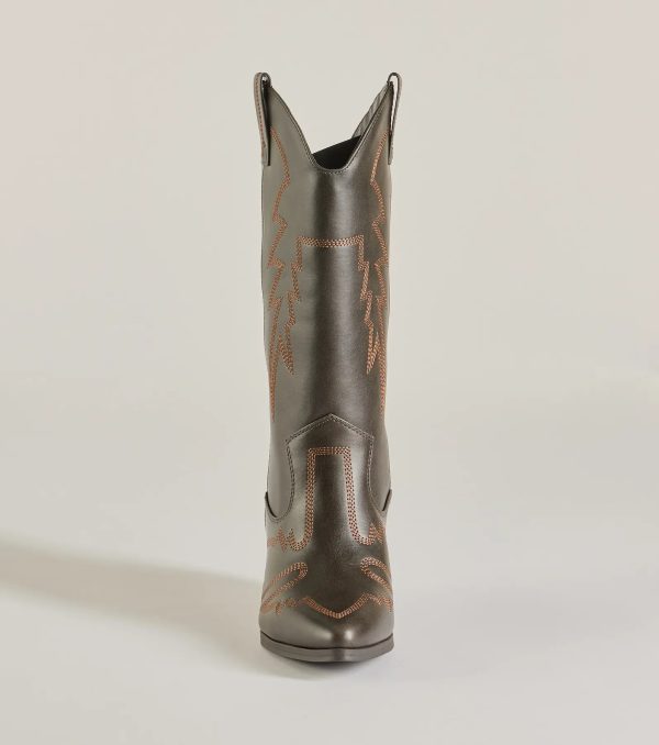 Country Girl Era Block Heel Western Boots - Image 3