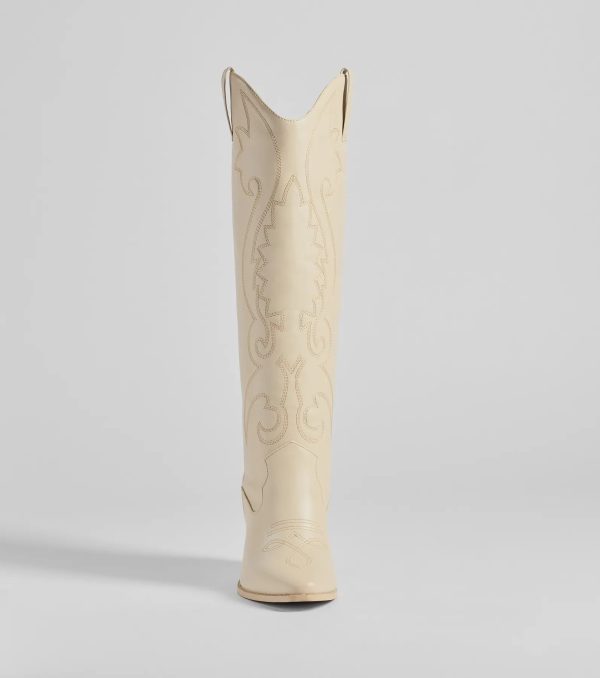 Western Flair Under-The-Knee Boots - Image 3
