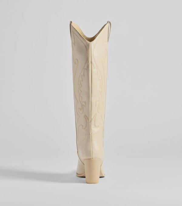 Western Flair Under-The-Knee Boots - Image 4