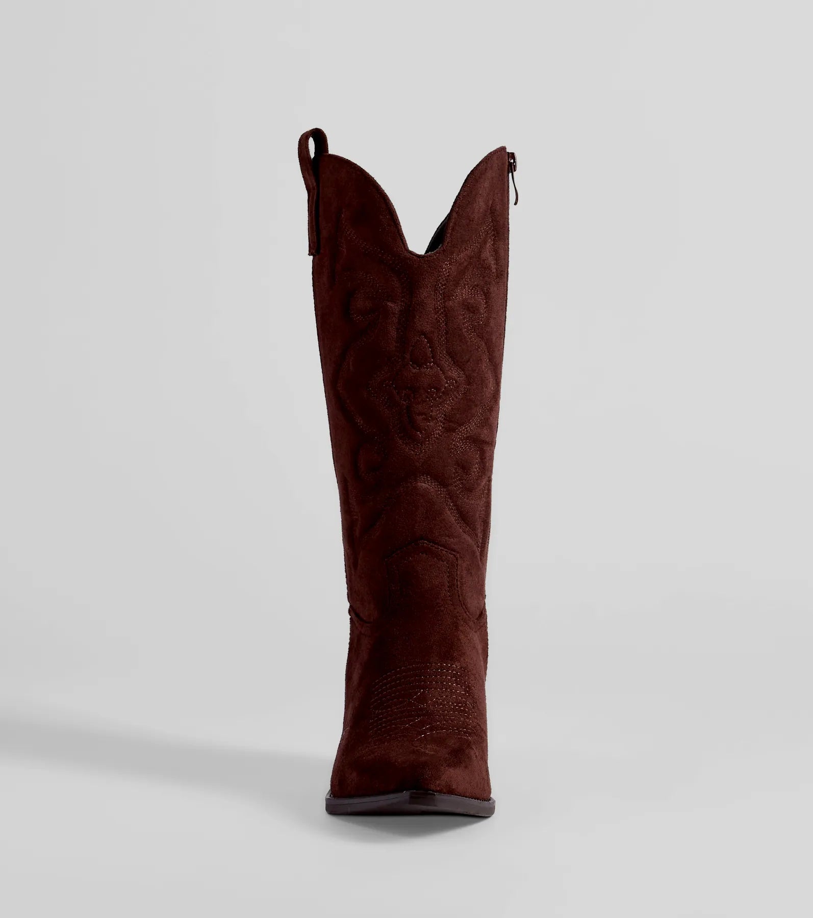 Country Threads Western Microsuede Cowboy Boots - Image 4