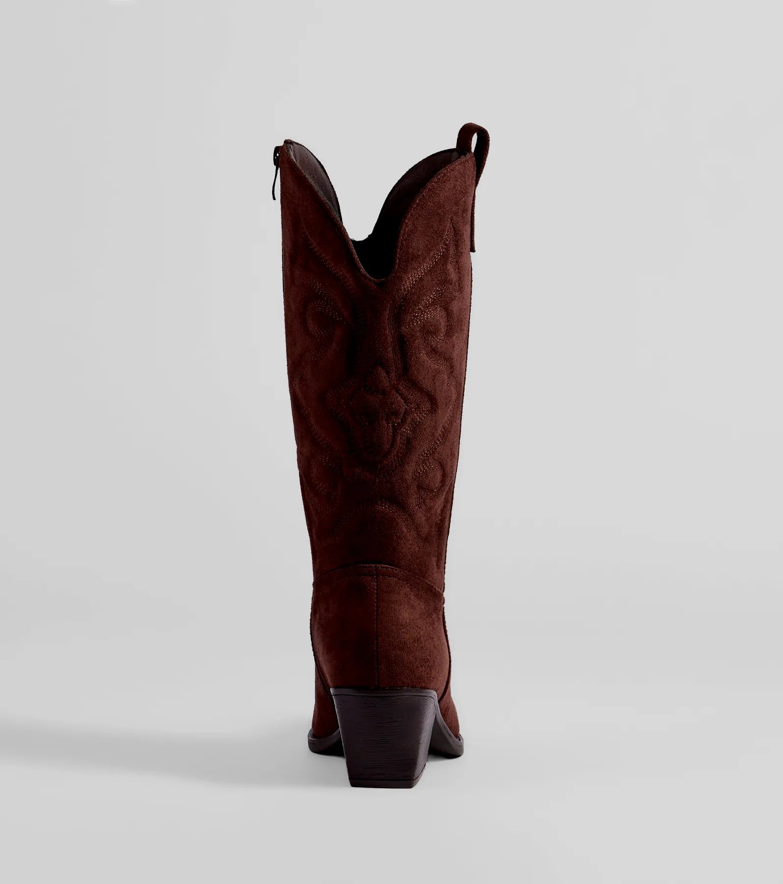 Country Threads Western Microsuede Cowboy Boots - Image 5