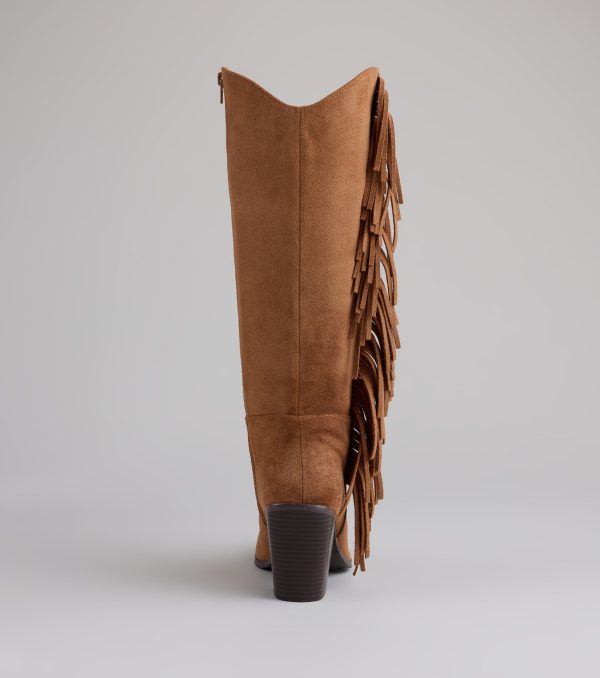 Fringe Worthy Cowboy Knee High Boots - Image 7