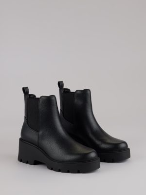 Instant Edge Platform Ankle Booties