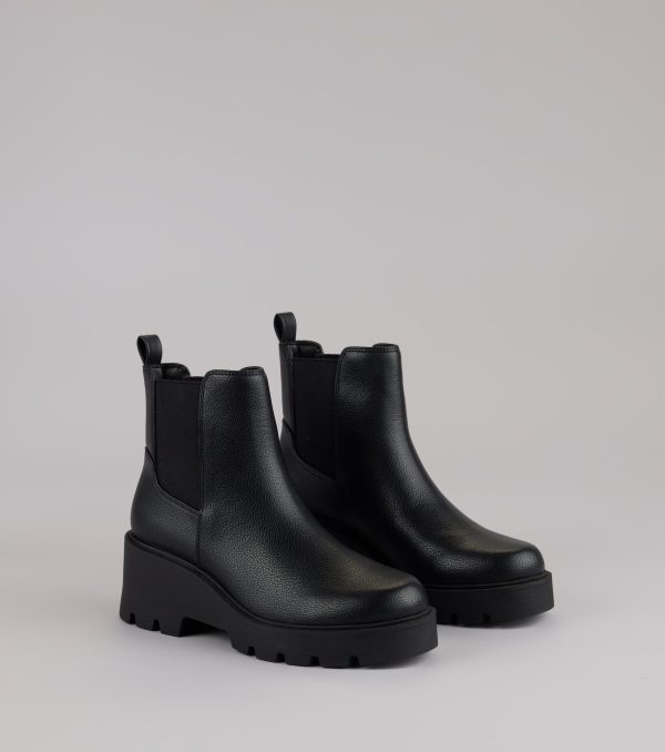 Instant Edge Platform Ankle Booties
