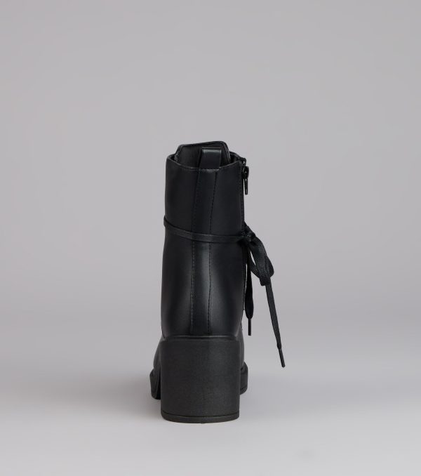 City Chill Platform Combat Boots - Image 4