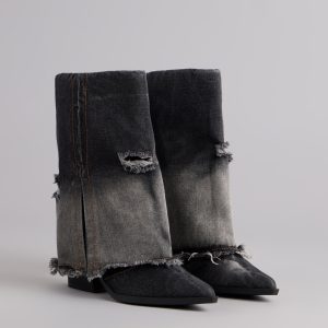 Fray All Day Denim Booties