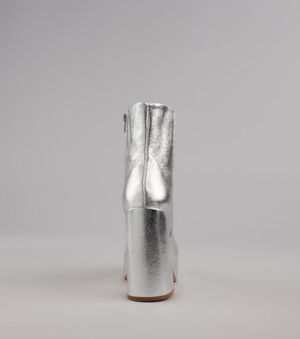 Disco Fever Metallic Platform Booties - Image 8
