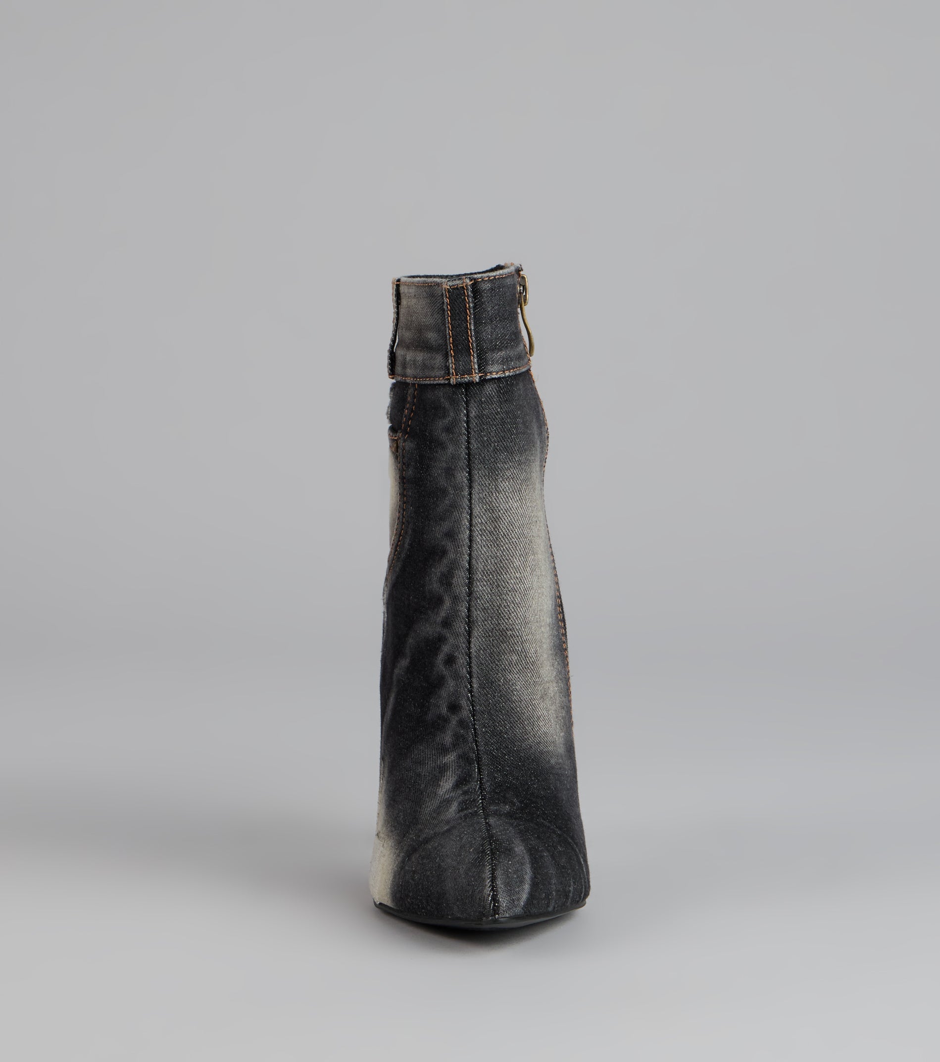 City Blues Denim Stiletto Booties - Image 3