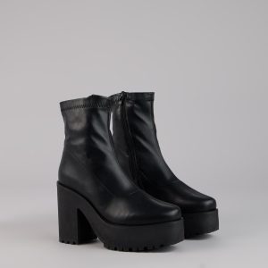 Power Stomp Platform Ankle Booties