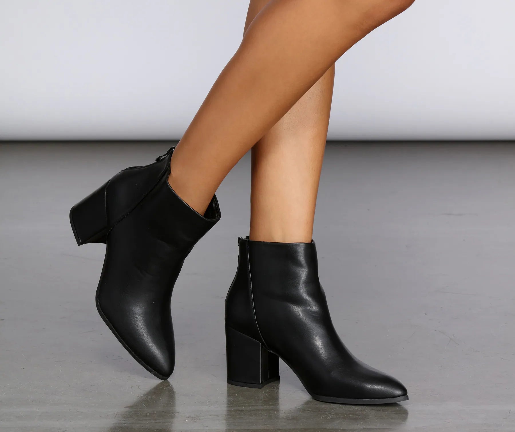 So Sleek Block Heel Booties - Image 8