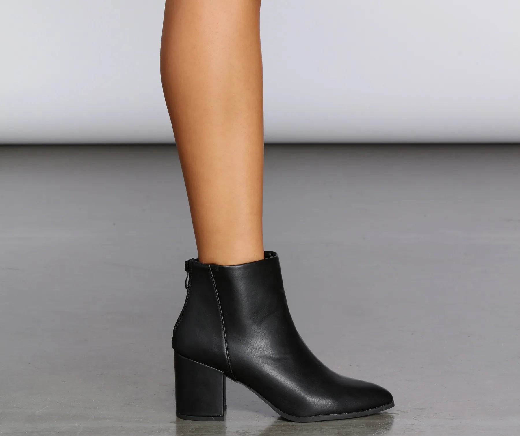 So Sleek Block Heel Booties - Image 10