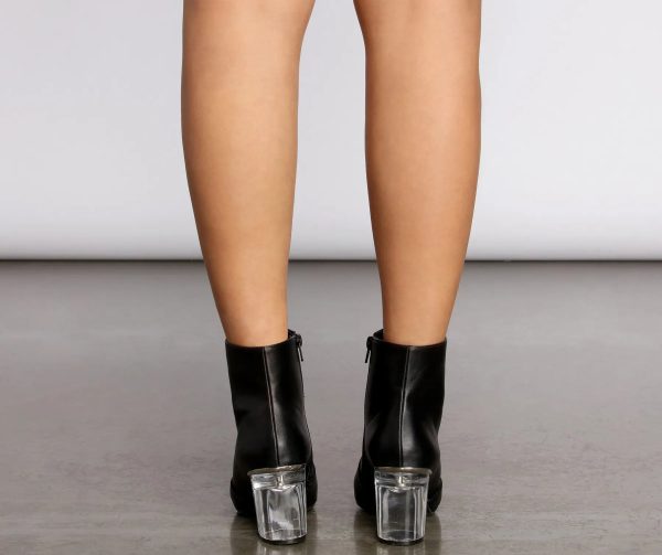 The Little Details Faux Leather Booties - Image 4
