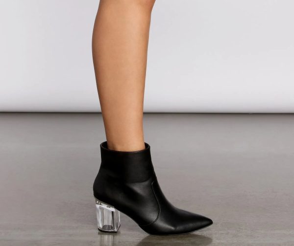 The Little Details Faux Leather Booties - Image 5