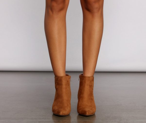 The Everyday Faux Suede Booties - Image 2