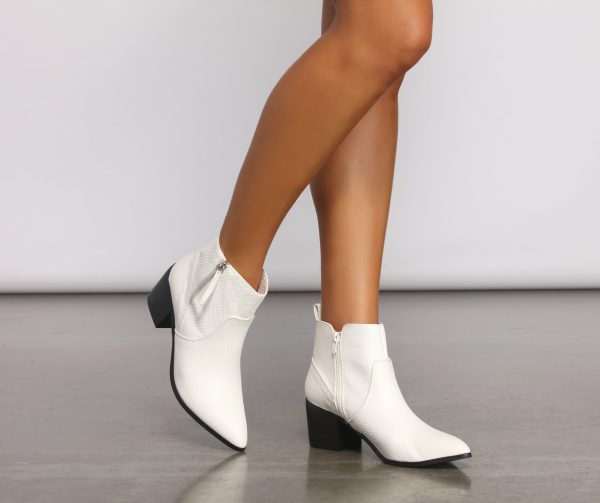 Wild Thing Block Heel Booties - Image 3