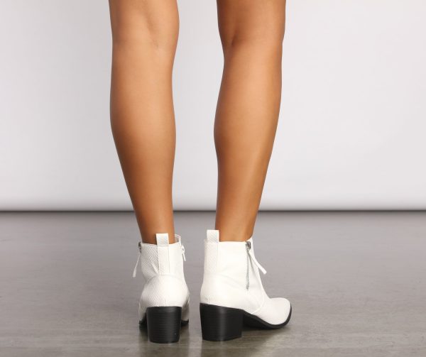 Wild Thing Block Heel Booties - Image 4