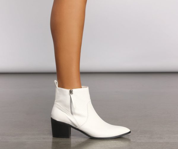 Wild Thing Block Heel Booties - Image 5