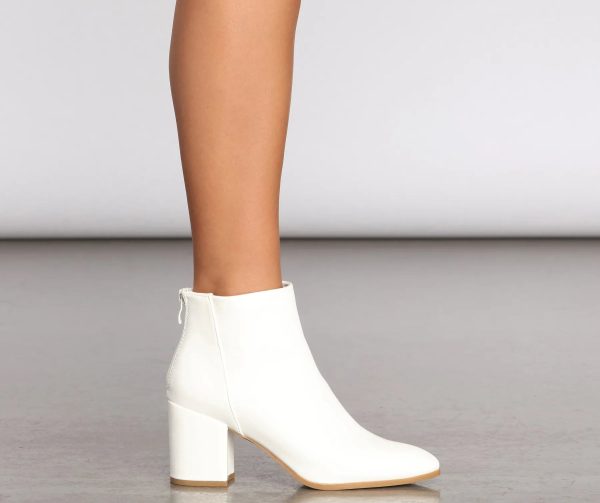 So Sleek Block Heel Booties - Image 5