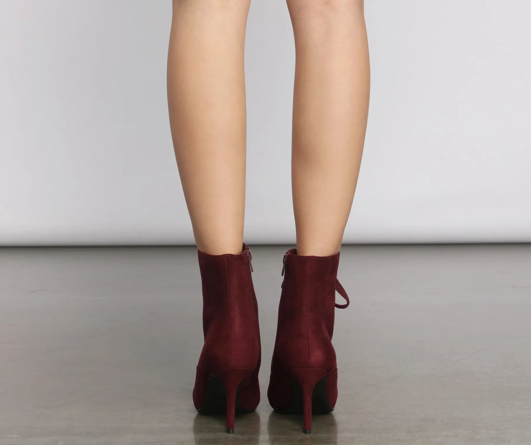 Sleek and Chic Lace Up Stiletto Booties - Image 3