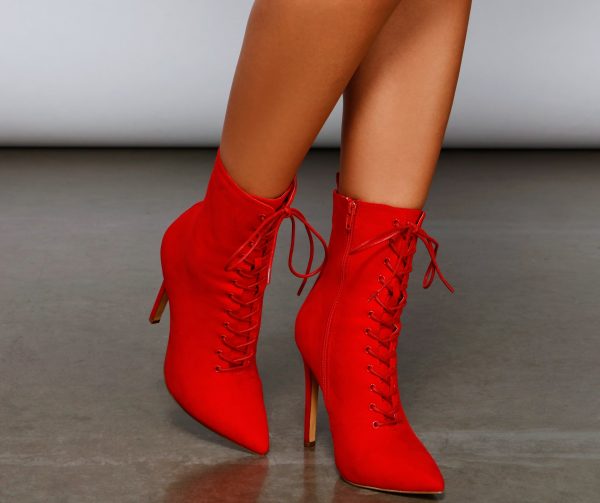 Hot Like Fire Pointed Toe Stiletto Booties - Image 2