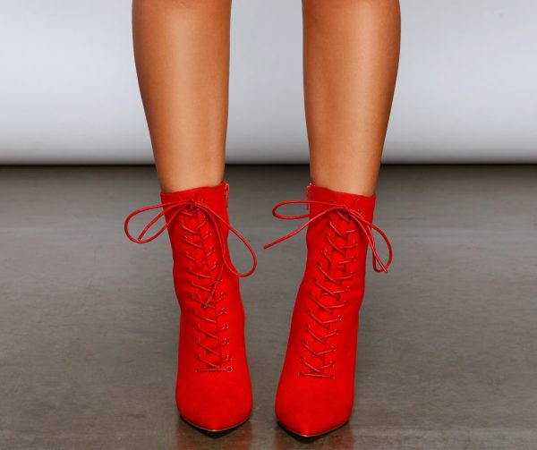 Hot Like Fire Pointed Toe Stiletto Booties - Image 3