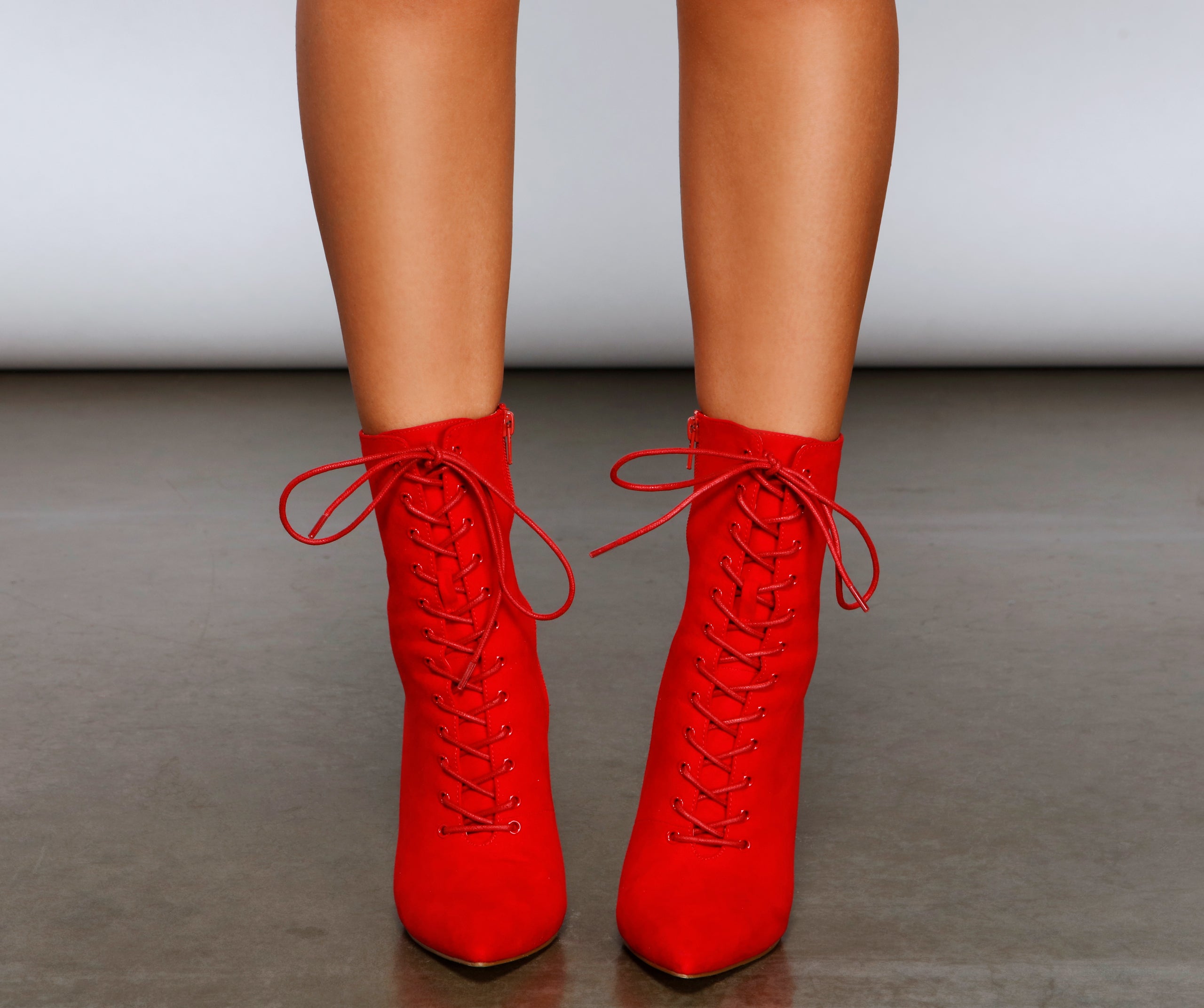 Hot Like Fire Pointed Toe Stiletto Booties - Image 3
