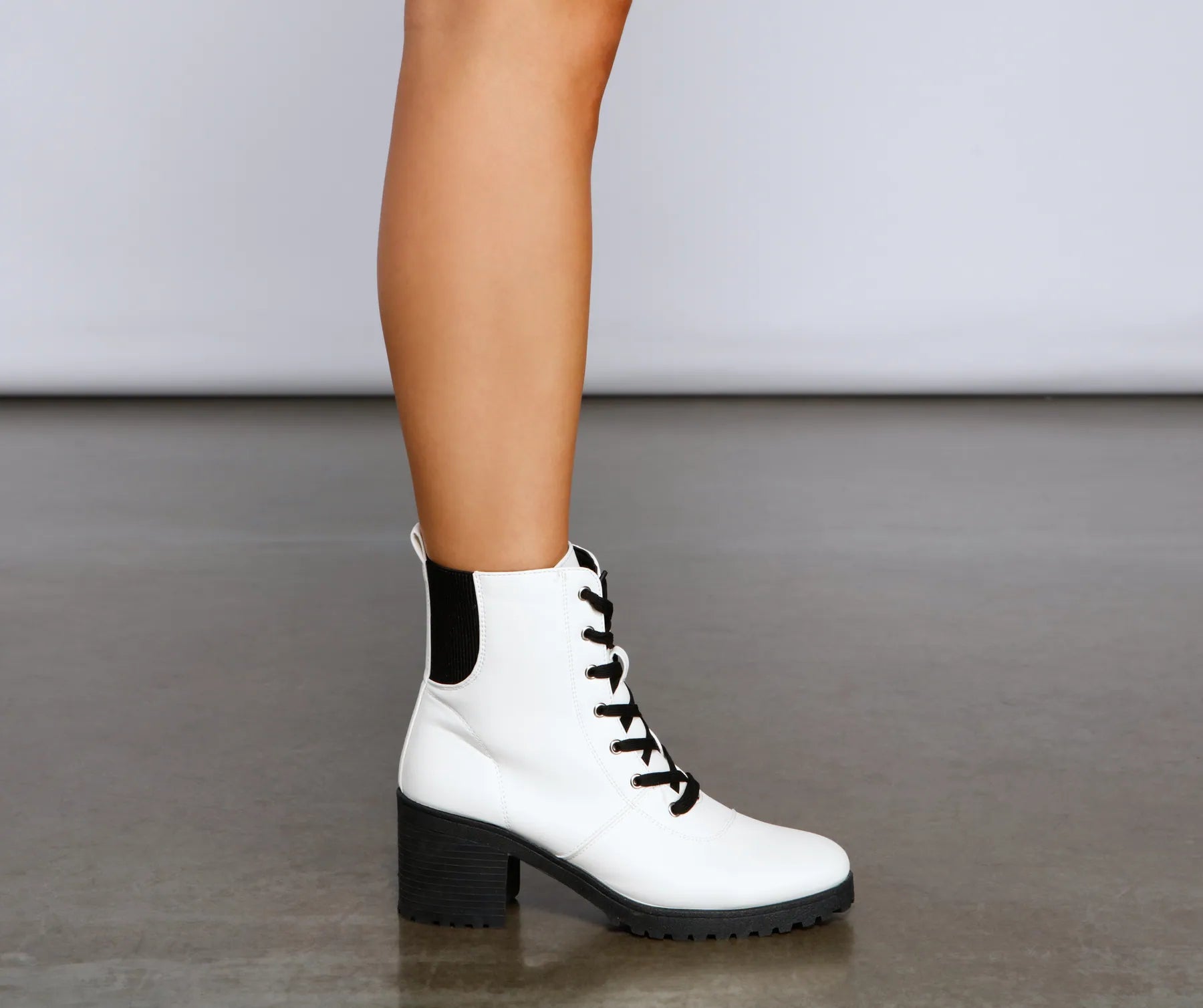 Don't Call It A Throwback Lace-Up Combat Boots - Image 5