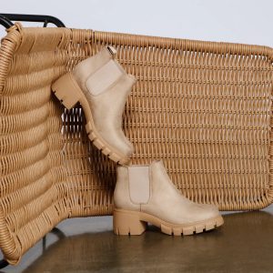 Oh So Trendy Lug Sole Booties