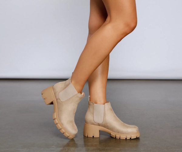 Oh So Trendy Lug Sole Booties - Image 2