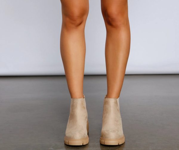 Oh So Trendy Lug Sole Booties - Image 3