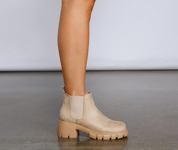 Oh So Trendy Lug Sole Booties - Image 4
