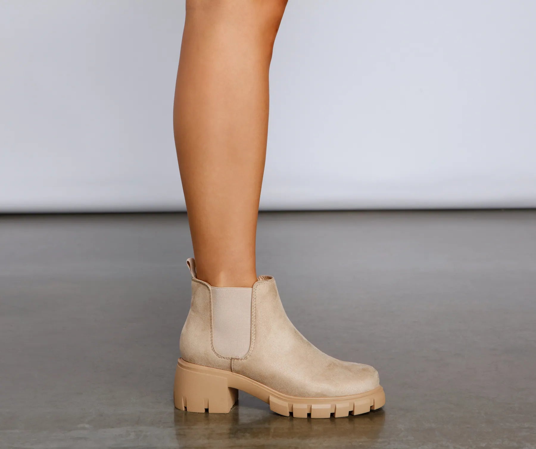 Oh So Trendy Lug Sole Booties - Image 4