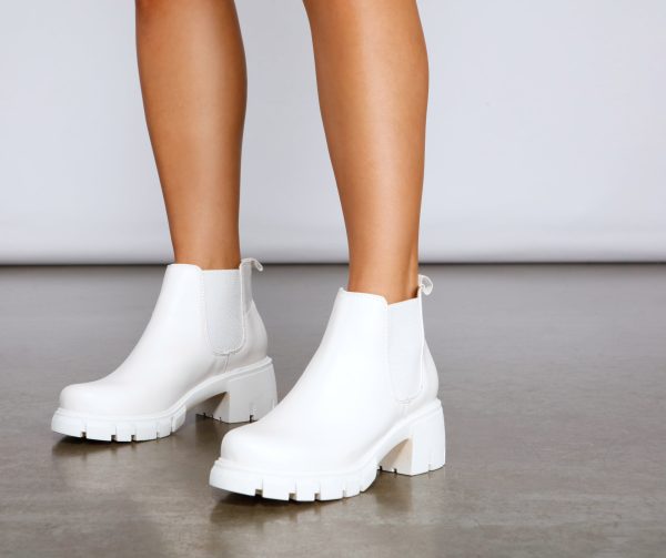 Everyday Style Faux Leather Booties - Image 6