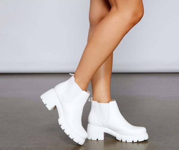 Everyday Style Faux Leather Booties - Image 7