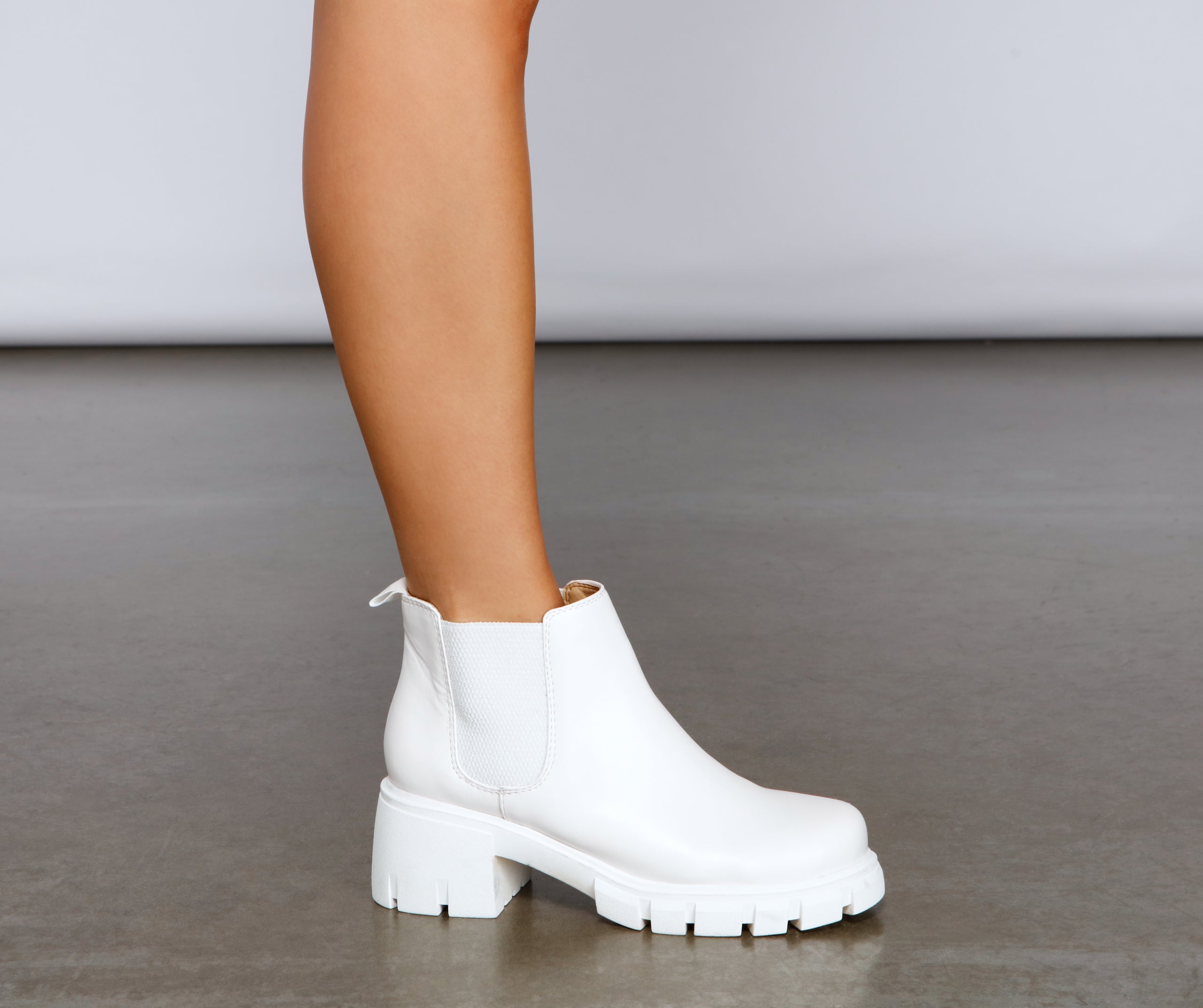Everyday Style Faux Leather Booties - Image 9