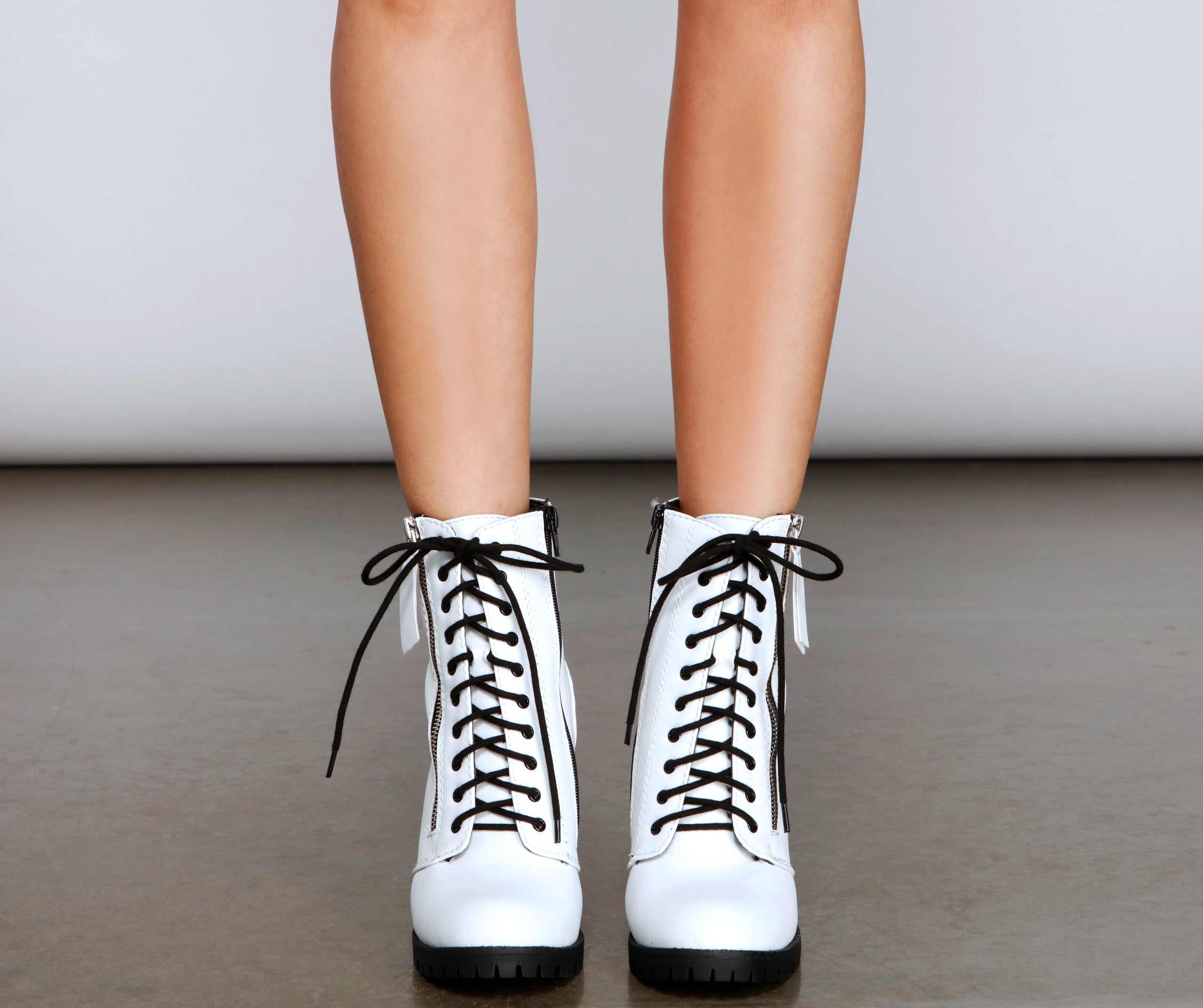 Own It Faux Leather Zipper Booties - Image 2